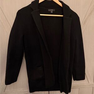 J. Crew Classic Black Sweater Blazer